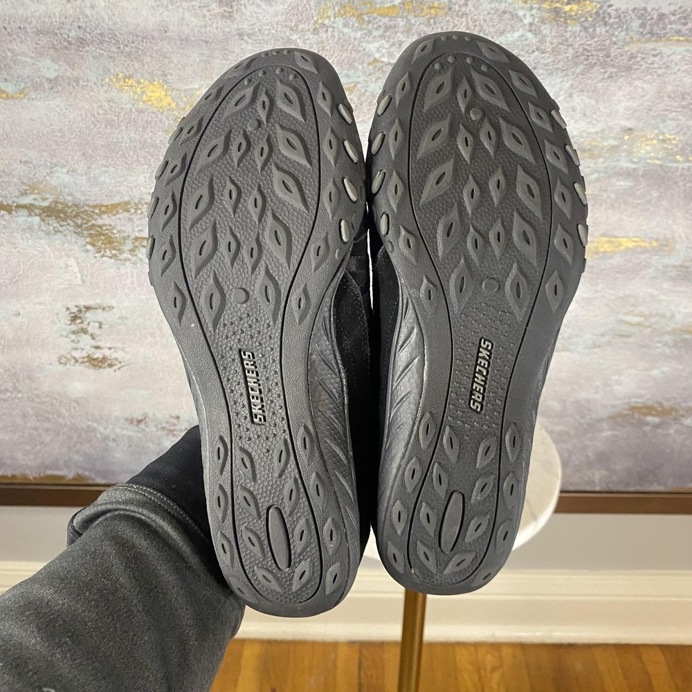 Skechers Shoes Womens Size 9.5 Black Relaxed Fit Memory Foam Sneakers SN 23020 - Picture 11 of 11